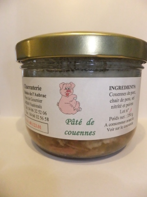 Pâté de Couennes du relais de l'Aubrac