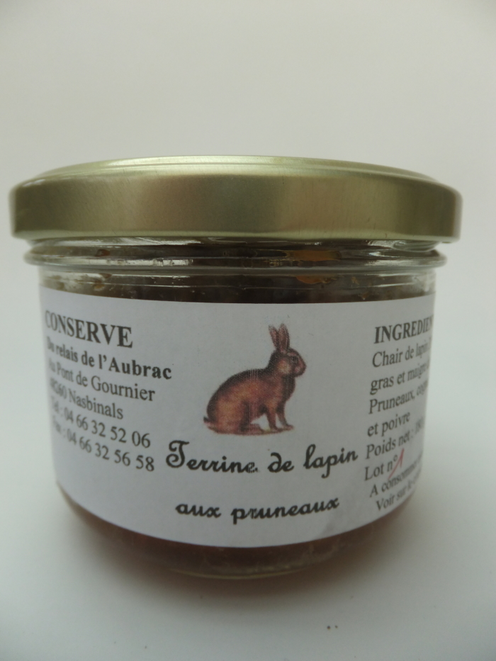 Terrine de lapin aux pruneaux